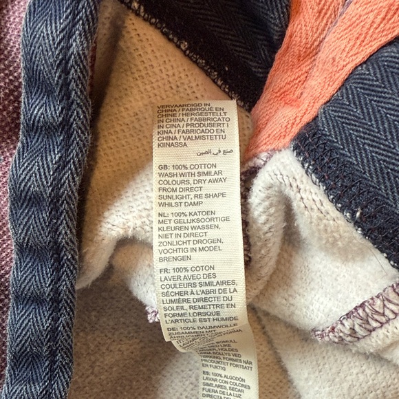 Fat Face Purple Floral Airlie Sweatshirt Quarter Zip - Picture 10 of 11